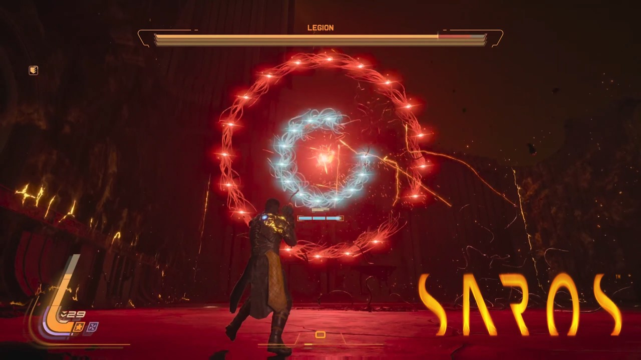 Saros Gameplay Raise The Bridge to City - Blighted Marsh - The Legion Boss Fight