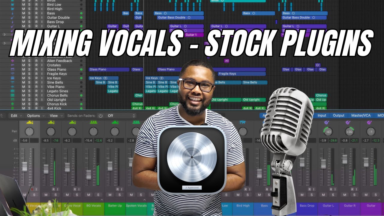 Mixing Vocals in Logic Pro 11 - Stock Plugins ONLY!!!