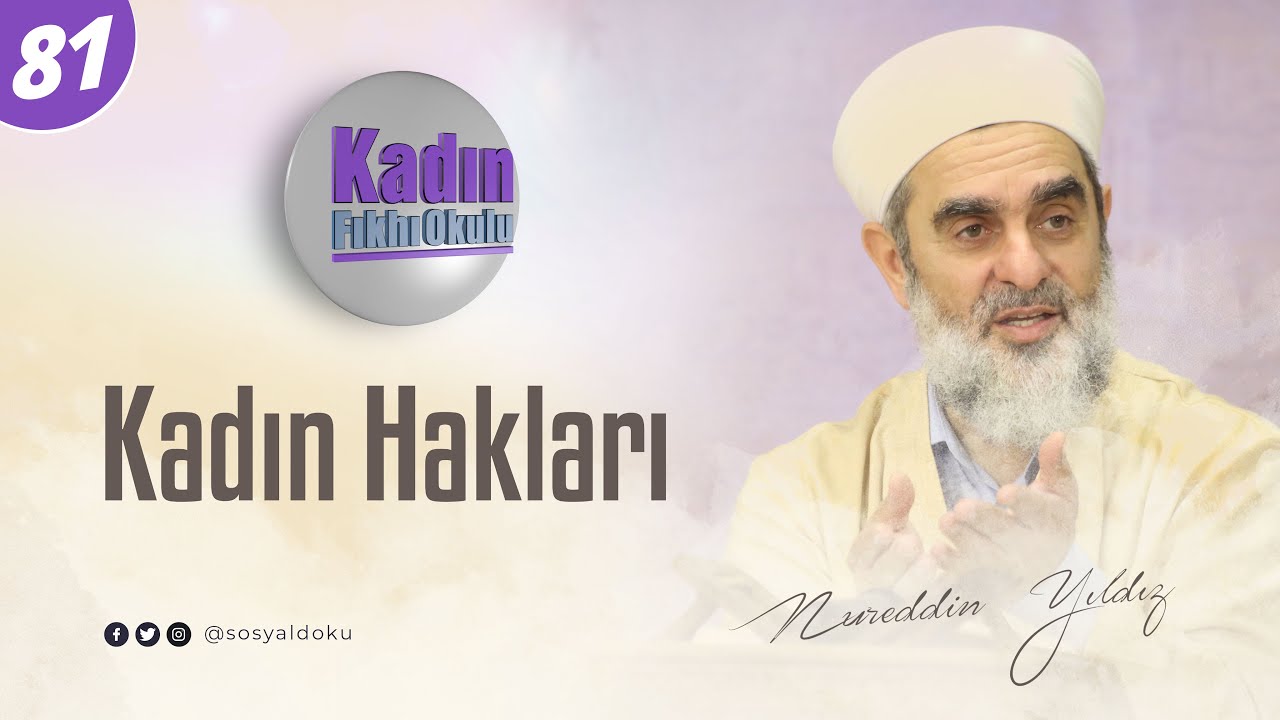 81-Kadın Hakları - Nureddin Yıldız - Sosyal Doku Vakfı