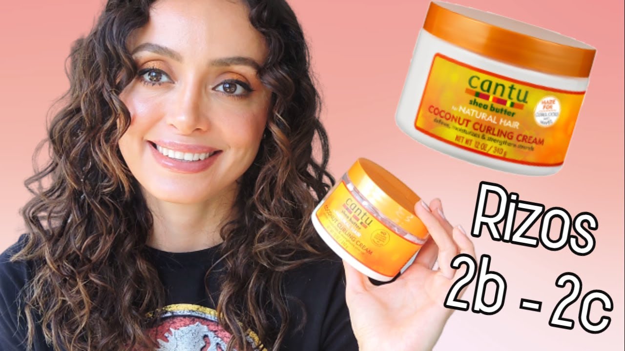 PROBANDO CANTU CREMA PARA PEINAR EN RIZOS 2B-2C