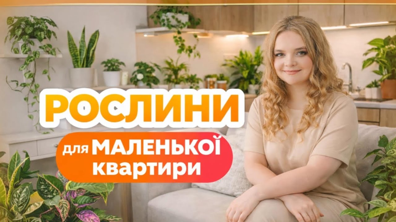 Рослини для маленької квартири 