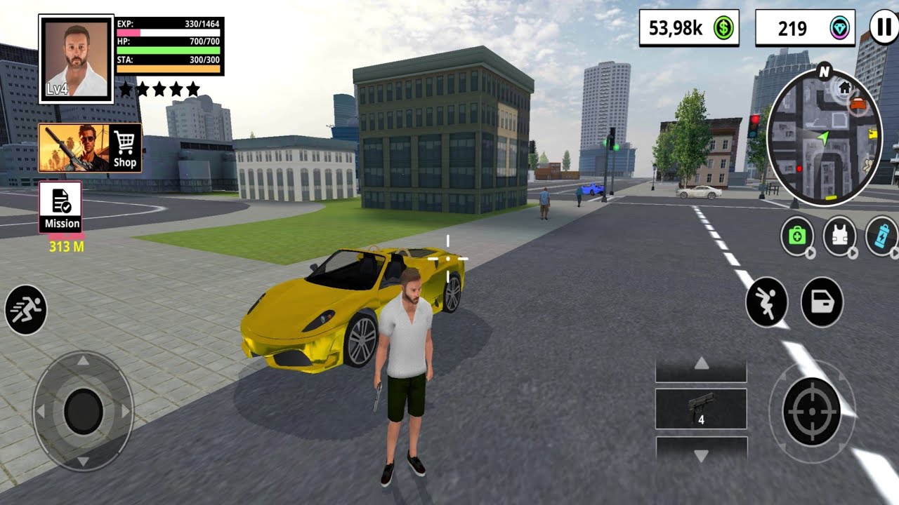 Gang City : Open World Gameplay Android 