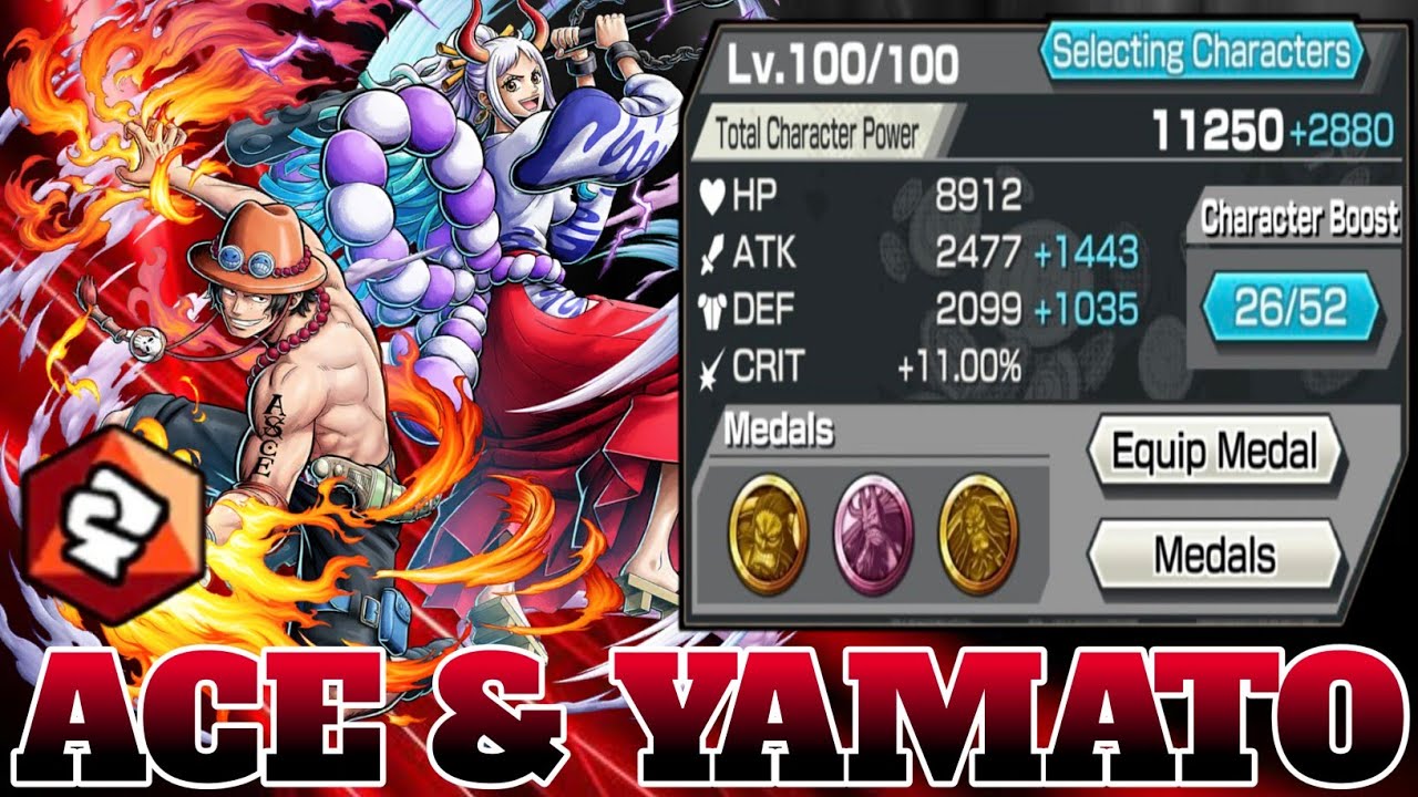 ACE & YAMATO GAMEPLAY | ONE PIECE BOUNTY RUSH | OPBR