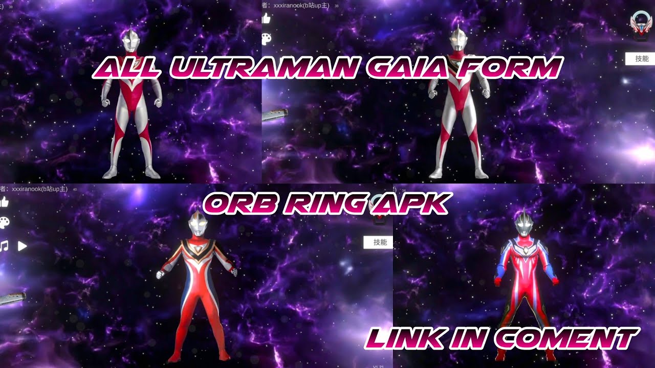 All Ultraman Gaia Form! - Orb Ring Apk
