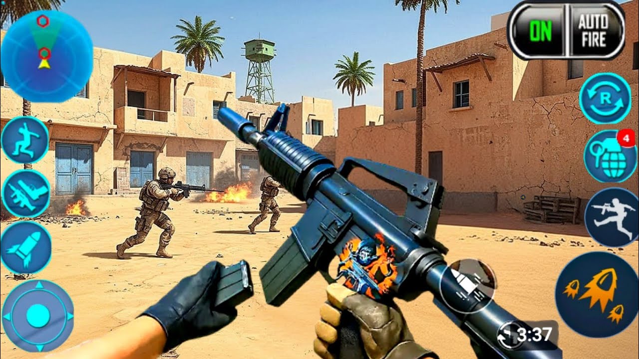 FPS commando secret mission Anti terarist Android Gameplay 