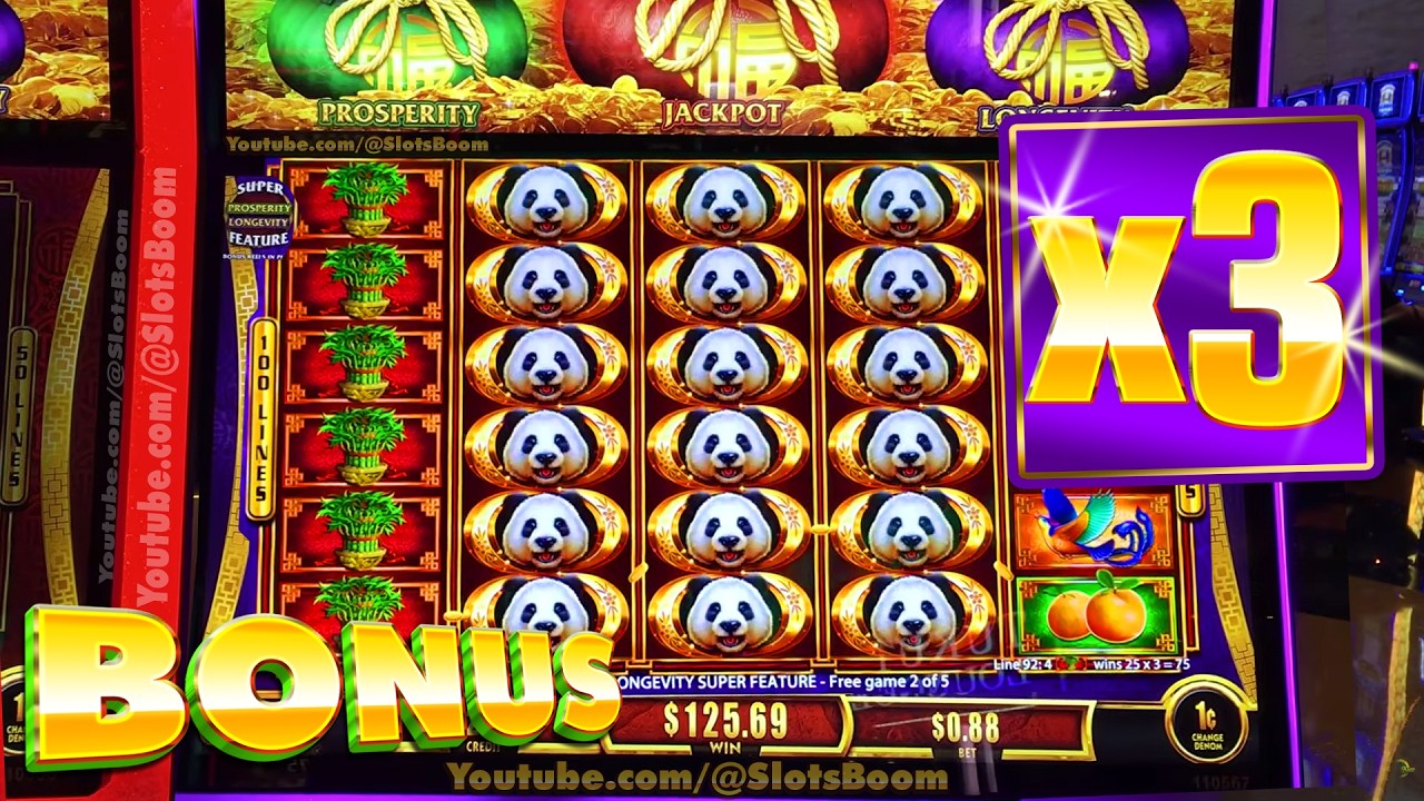 MEGA WIN BONUS!!!  Fu Dai Lian Lian - PANDA - FREE GAMES - Aristocrat CASINO SLOTS