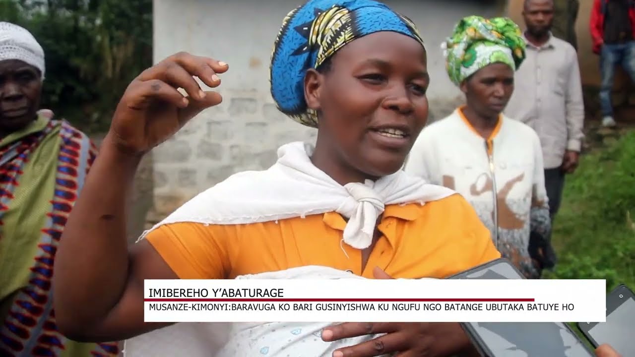 MUSANZE / KIMONYI: HARI ABARI GUSINYISHWA KU NGUFU NGO BATANGE UBUTAKA BATUYE HO