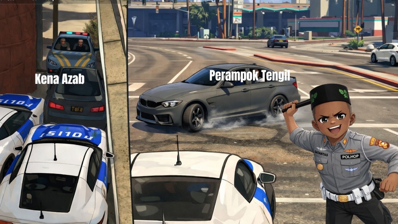 Keling Mengejar Perampok Tengil -GTA V ROLEPLAY #hopeindonesia #gta  #gtavroleplayindonesia