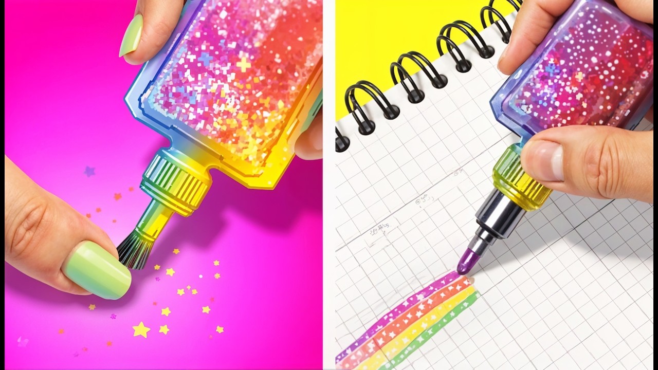 تحدي الرسم للفتاة الفقيرة مقابل الفتاة الثرية 🎨 خدع الرسم 💵 فتاة المدينة مقابل فتاة القرية