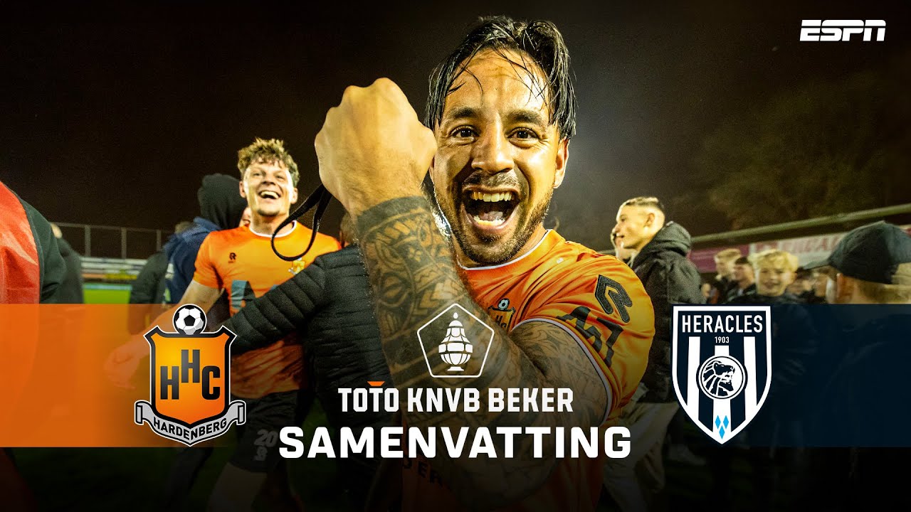 Oud-bekerwinnaar JESPER DROST is TREFZEKER! 🏆 | Samenvatting HHC Hardenberg - Heracles Almelo
