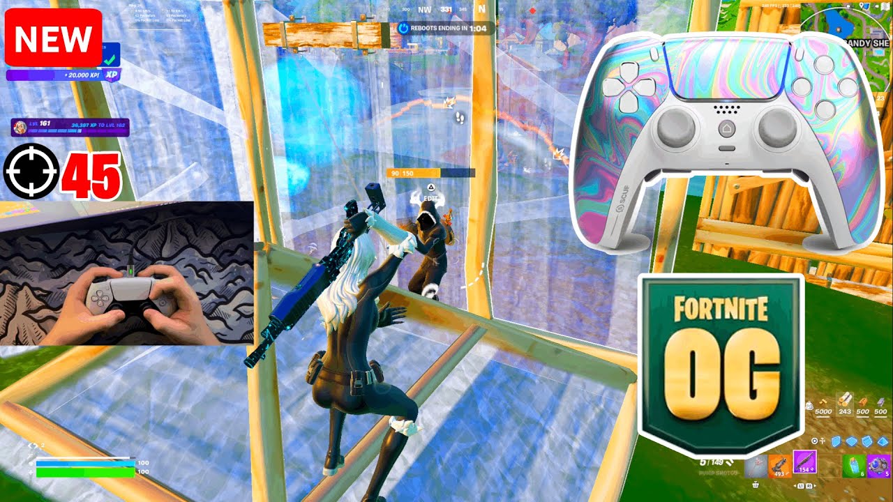 PS5 Controller Claw HandCam 🎮 + Fortnite Reload | High Kill Solo vs Squads OG Gameplay 🏆