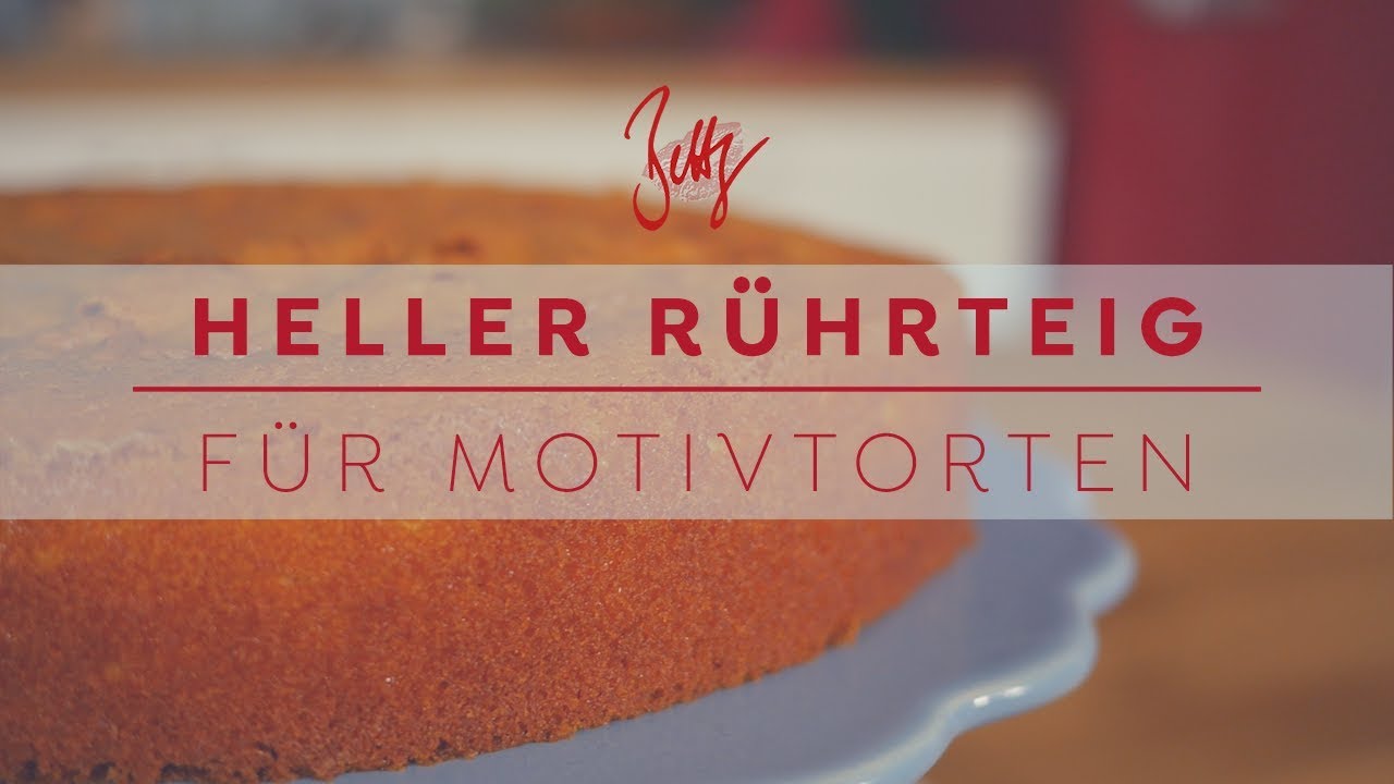 Heller Rührteig für Motivtorten | Betty´s Sugar Dreams