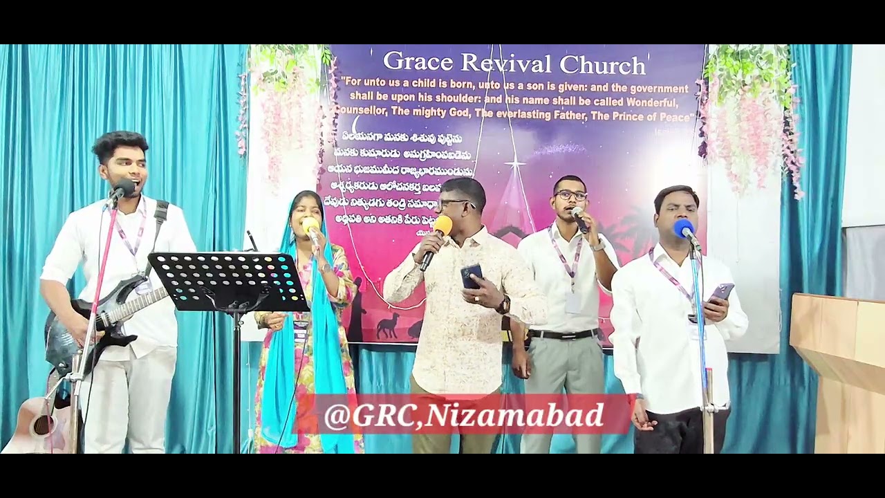Spirit filled worshop moments @GR Church,Nizamabad -With GRC worship team-15feb26