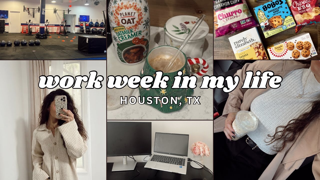work week in my life: cant catch a break, wedding registry haul, going in office, cozy fall mornings