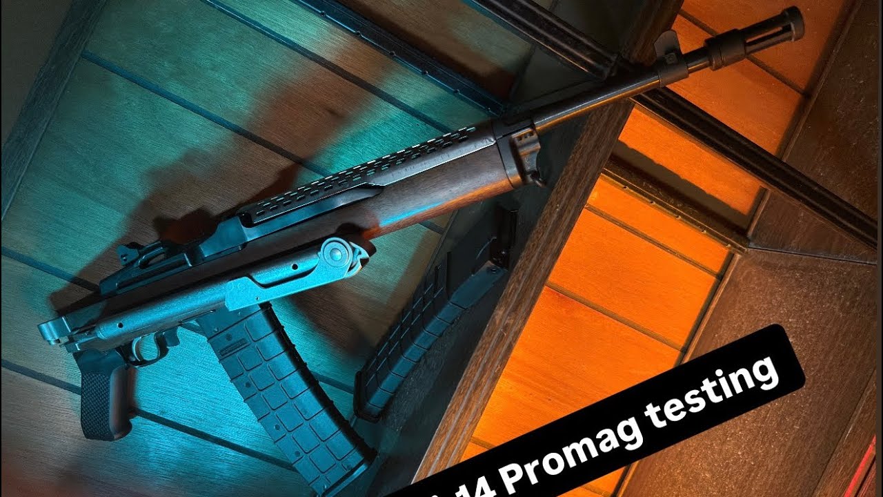 Тестирование и обзор круглого магазина Mini-14 Promag 30/40