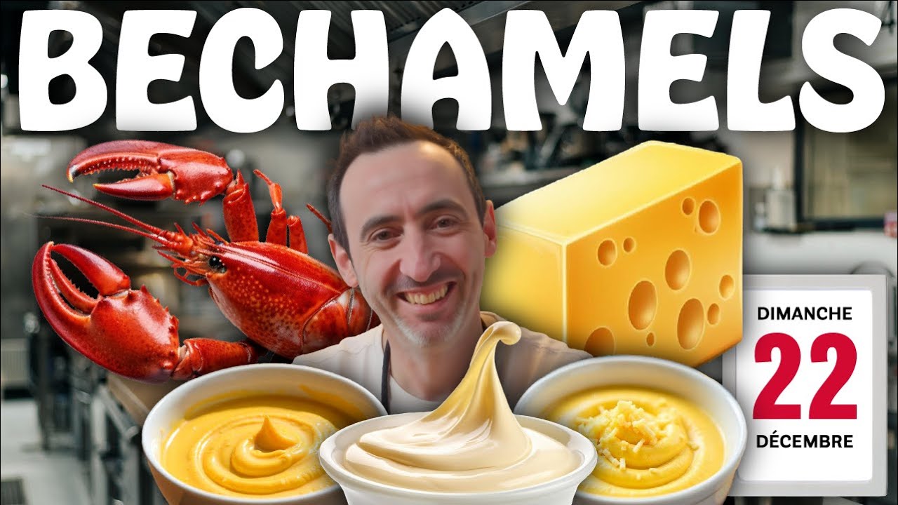 22🗓️ | 3 BÉCHAMELS incontournables de la GASTRONOMIE FRANÇAISE (TRADITIONNELLE, NANTUA, MORNAY) 🥣