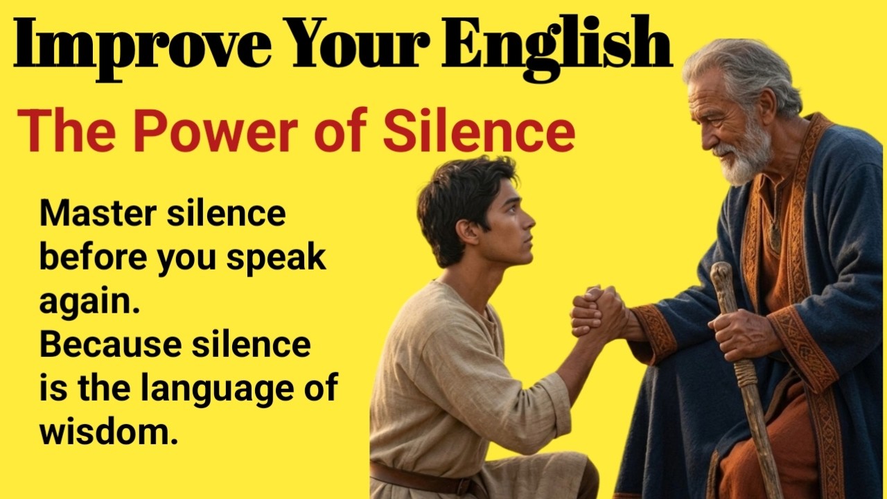 The Power of Silence | Motivational Story | Improve English #motivationalstory #englishfluency