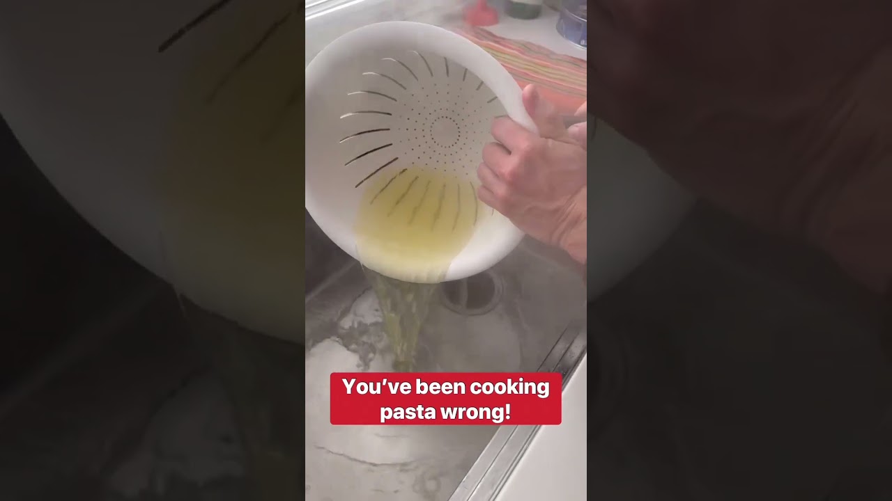 You've been cooking pasta wrong!