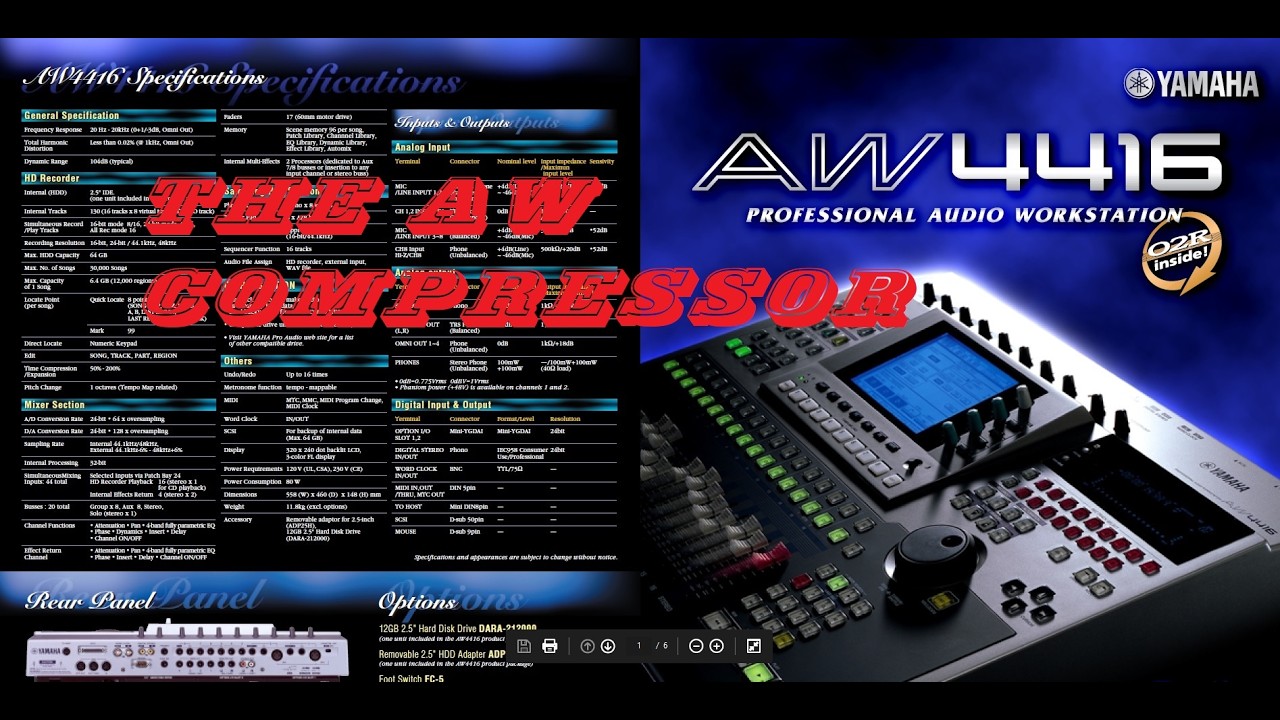 Introduction to AW Dynamics, Pt1Compressor