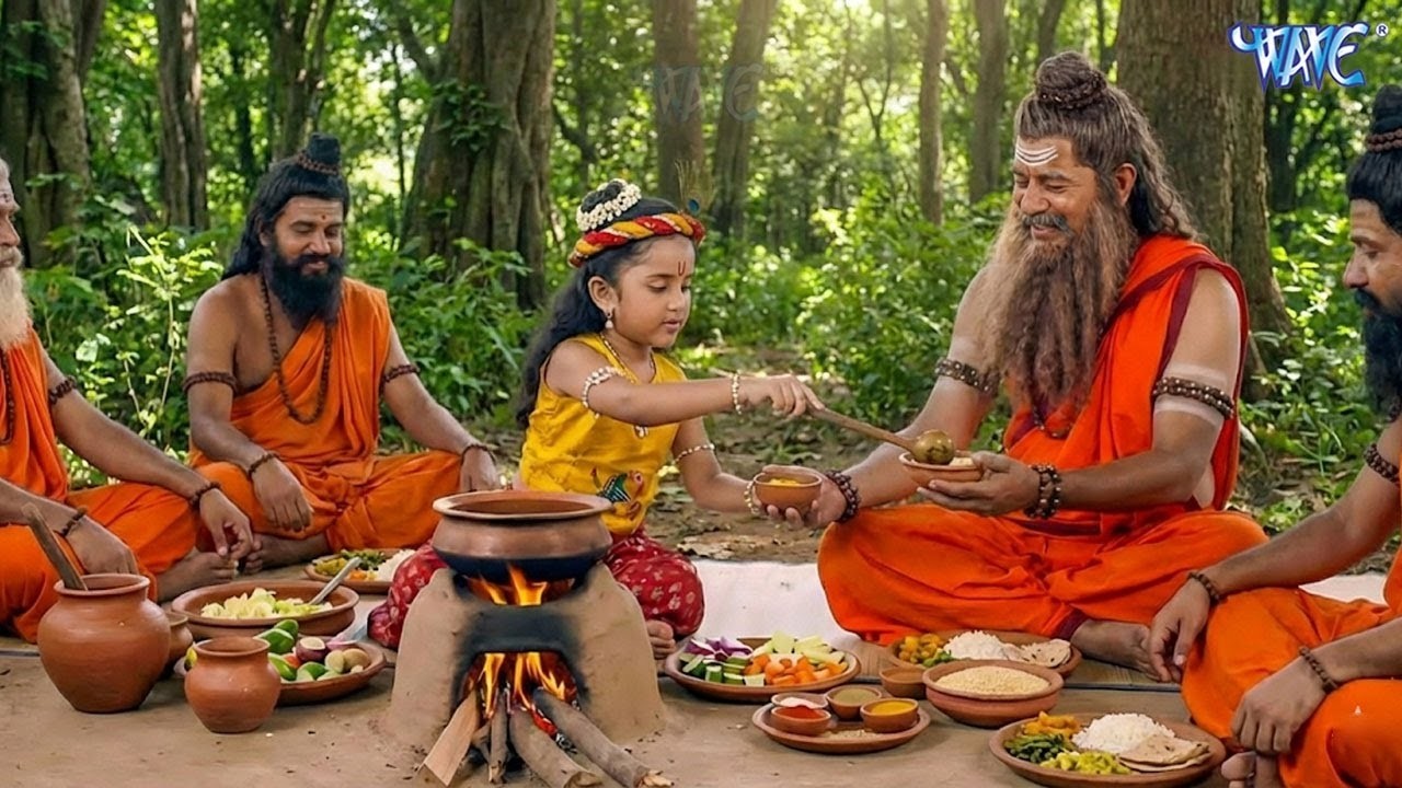 जब गुरुकुल में बना सादा भोजन | प्राचीन भारत की झलक | Yashomati Maiyaa Ke Nandlala