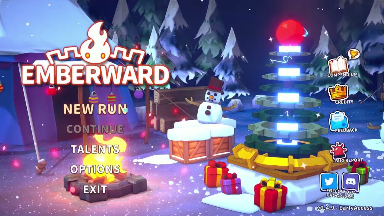Attack of Giant Snowman?? CHRISTMAS 2025 EMBERWARD TD (Endless Holiday Run)
