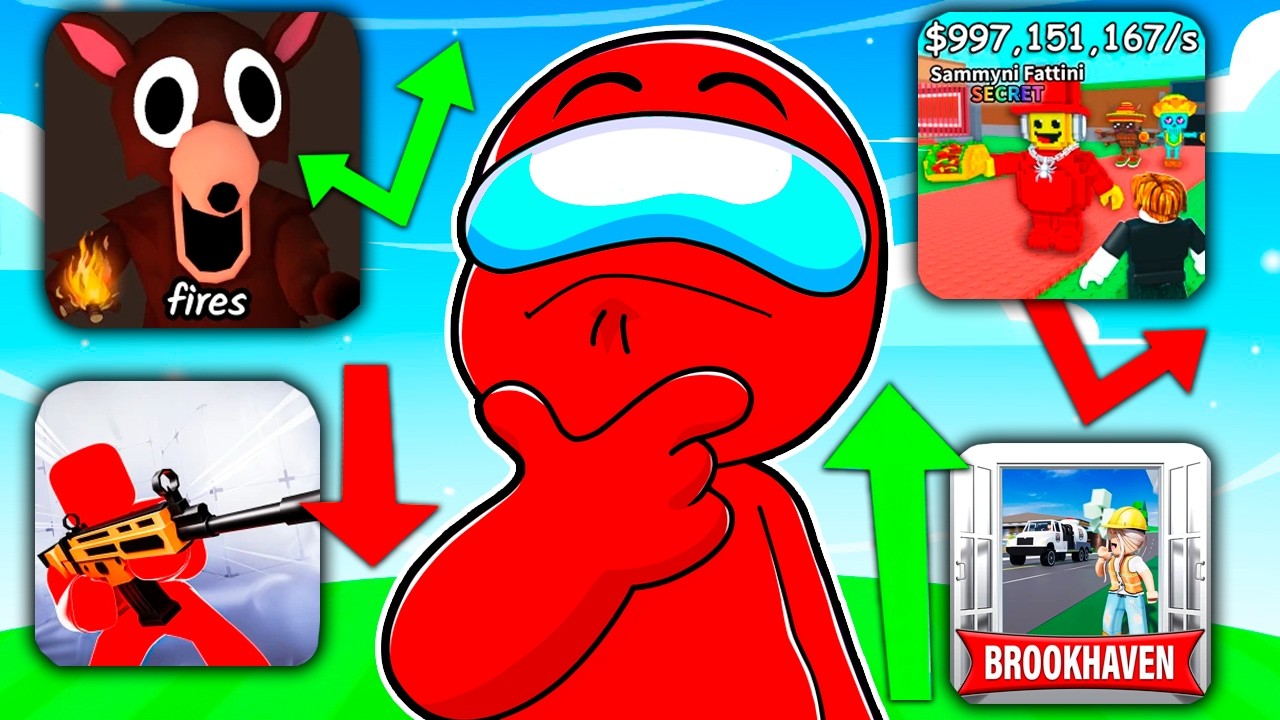 Prob&eacute; los 20 JUEGOS m&aacute;s POPULARES de Roblox en la ACTUALIDAD 🤩😮
