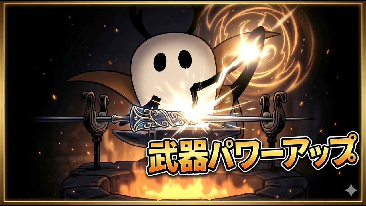 #64【シルクソング】蒼白の油を鍛冶屋に持って行ってパワーアップ！【Hollow Knight Silksong】