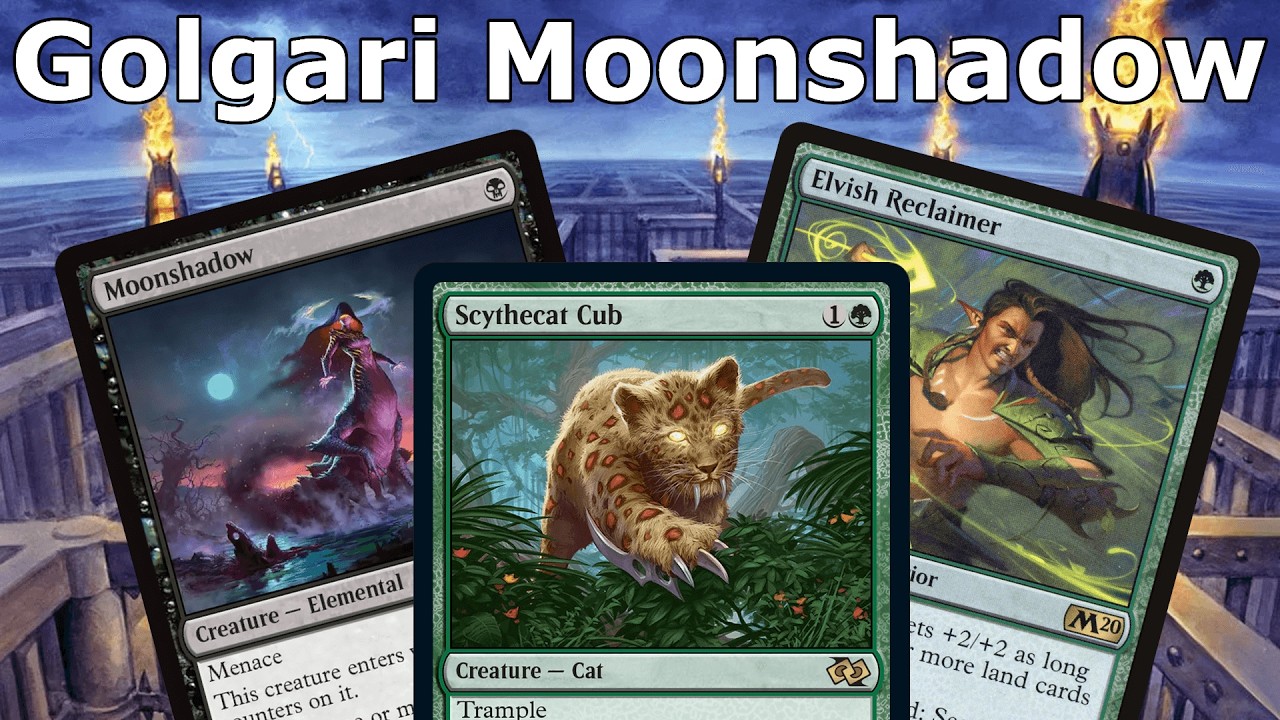 GOOD, HONEST MIDRANGE!  Legacy Golgari Moonshadow Midrange MTG