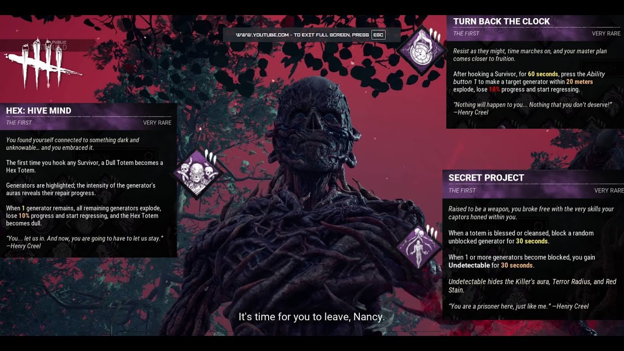 Vecna aka The First PTB - Dead by Daylight