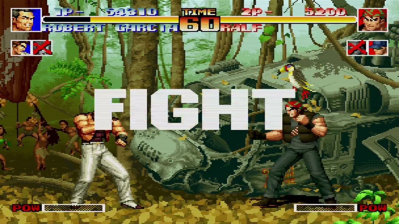 The King of Fighters '94 - Ryo, Robert, Takuma vs. Heidern, Ralf, Clark 4