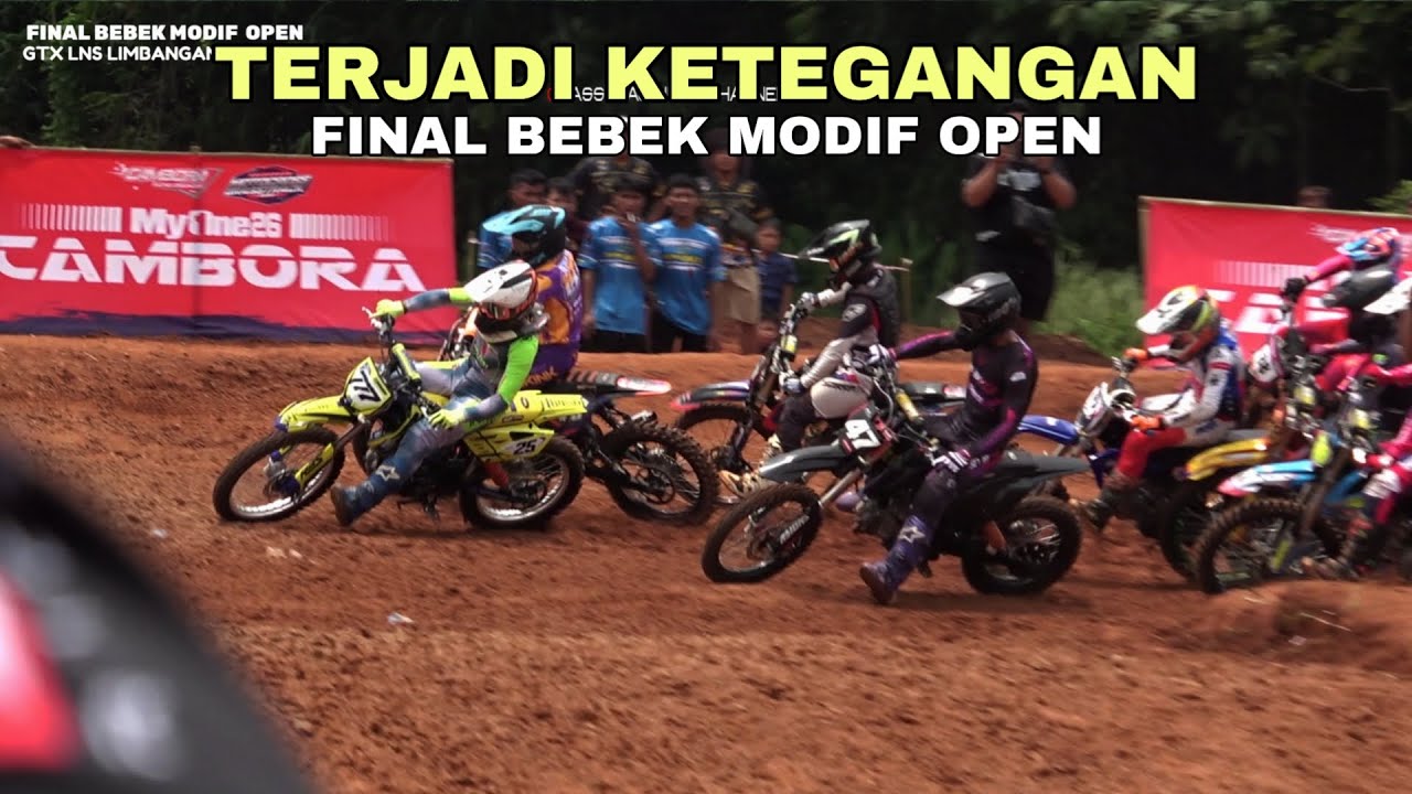FINAL Bebek modif open TERJADI KETEGANGAN - GTX LNS LIMBANGAN