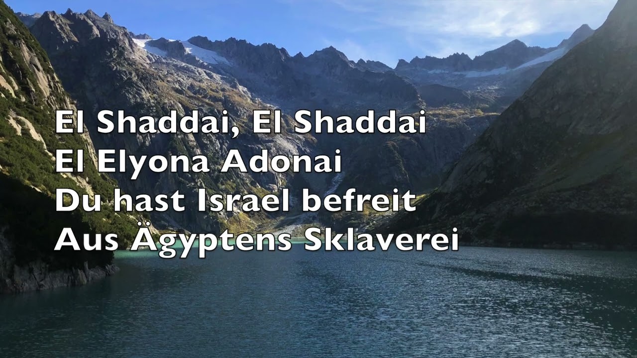 El Shaddai by Gospel News mit Text
