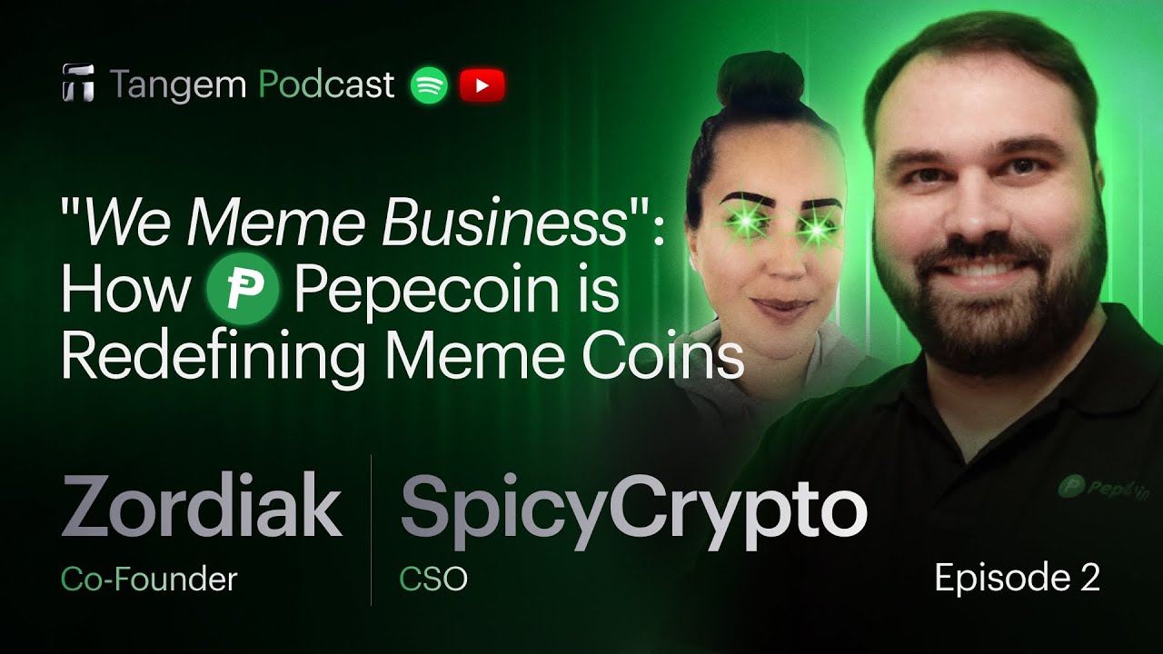 «Мы — мем-бизнес»: как Pepecoin меняет мир мем-монет | Подкаст Tangem, выпуск 2