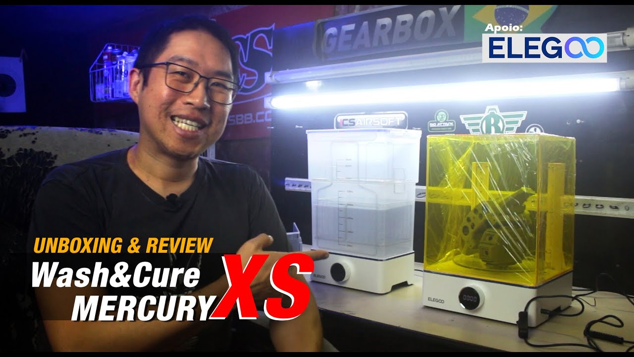 Elegoo Mercury XS - Wash & Cure Gigante - Review e Unboxing