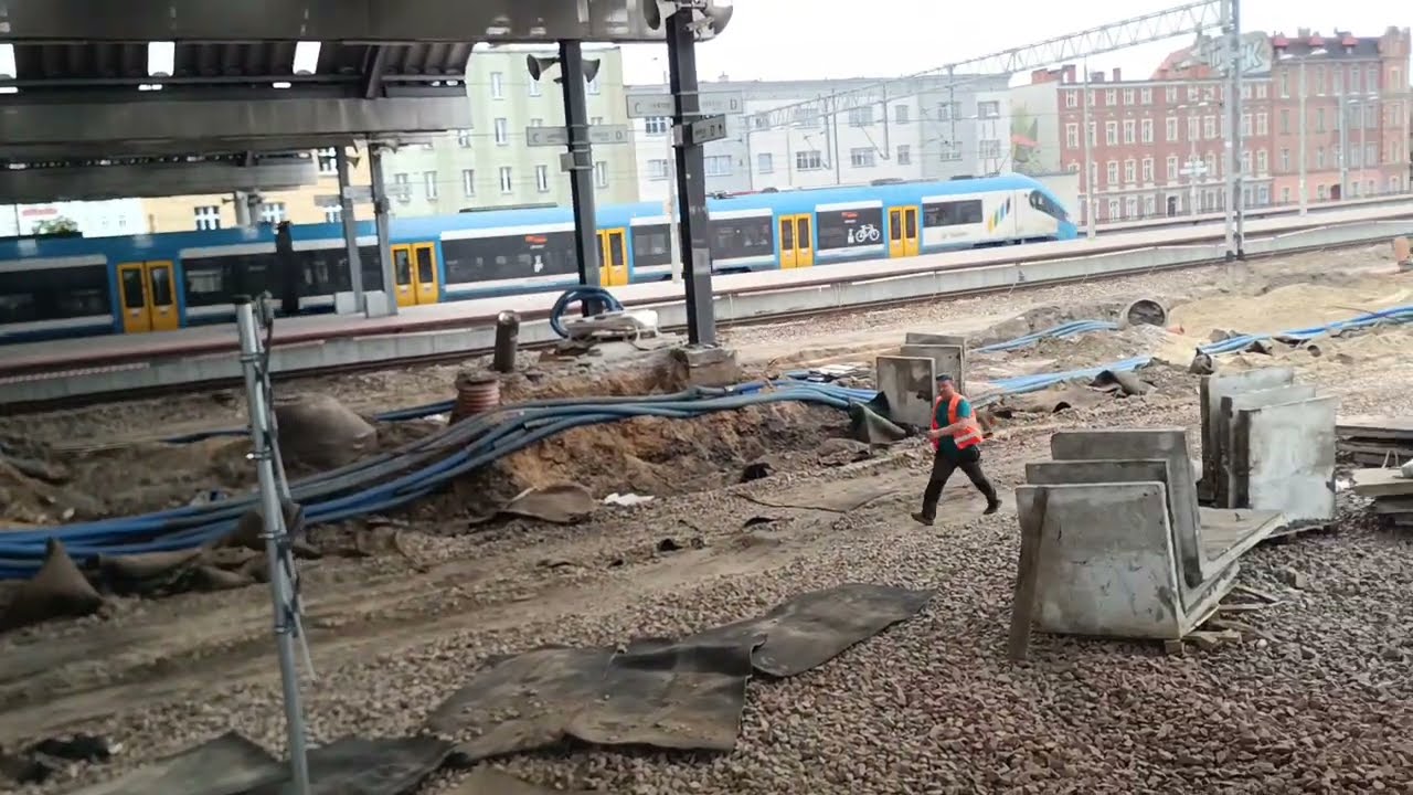 Przebudowa katowickiego węzła kolejowego w okolicach centrum Katowic.