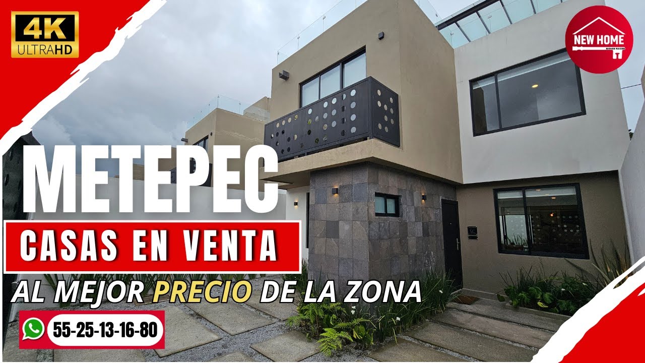 CASAS MODERNAS EN METEPEC (YA NO DISPONIBLES)