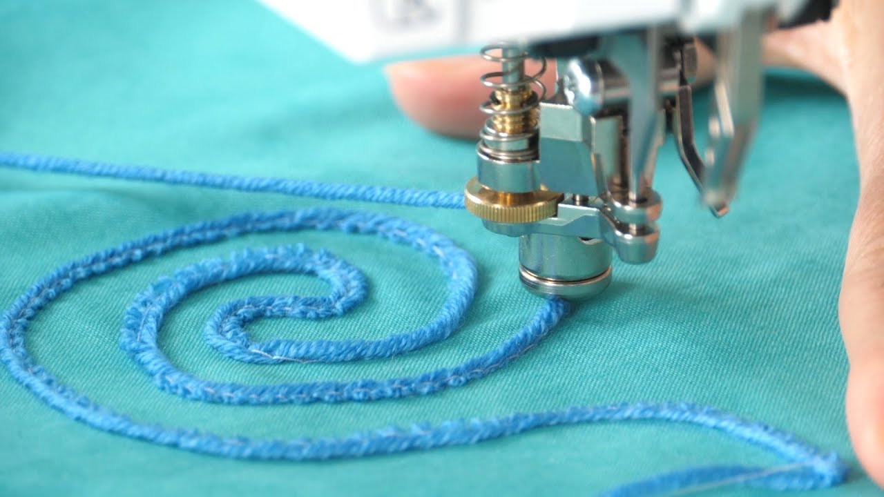 Tutorial: Kordeln aufnähen mit den BERNINA Kordelaufnäheinsätzen