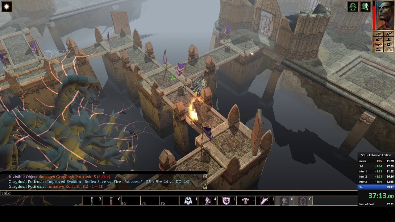 Shadows of Undrentide Enhanced Edition any% speedrun in 38:22
