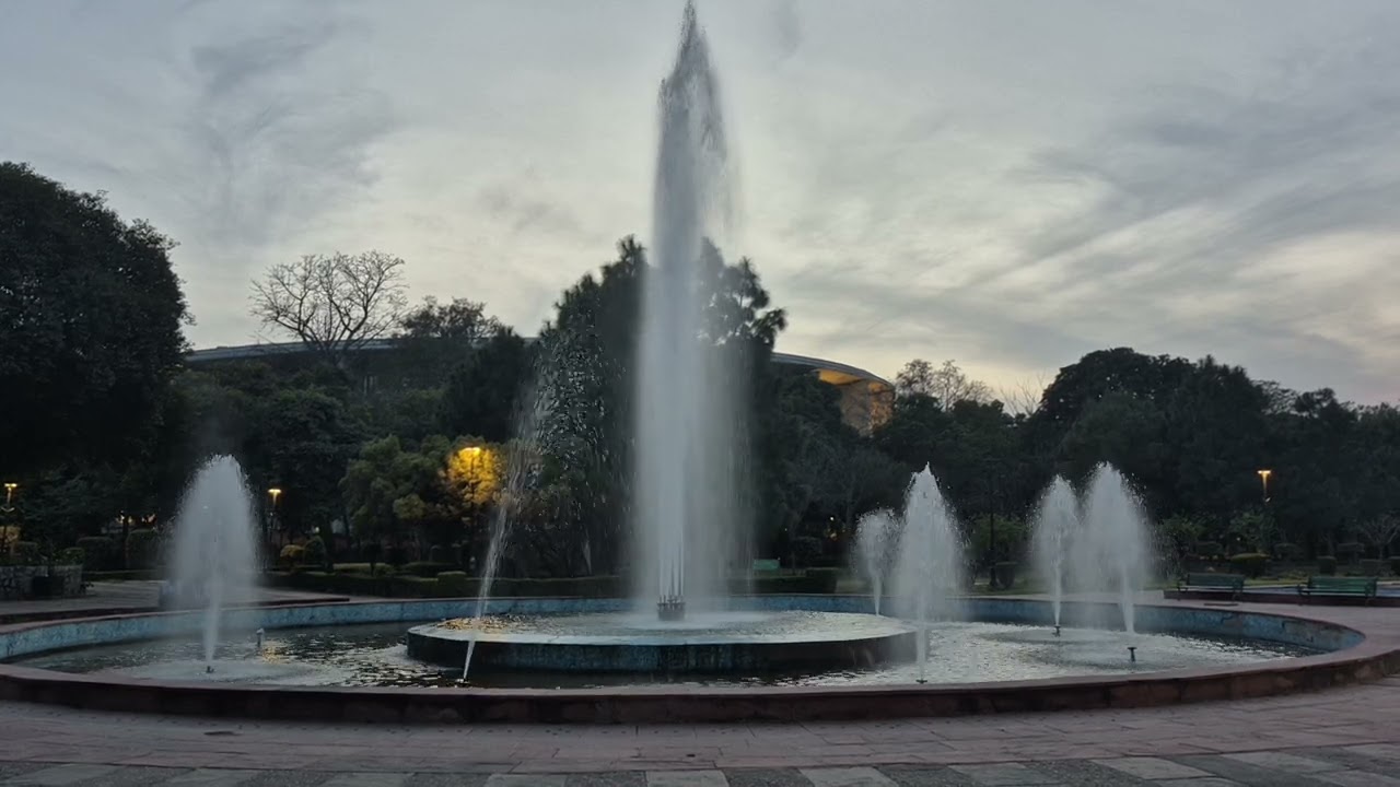 Stress releasing water fountain sound #nature 