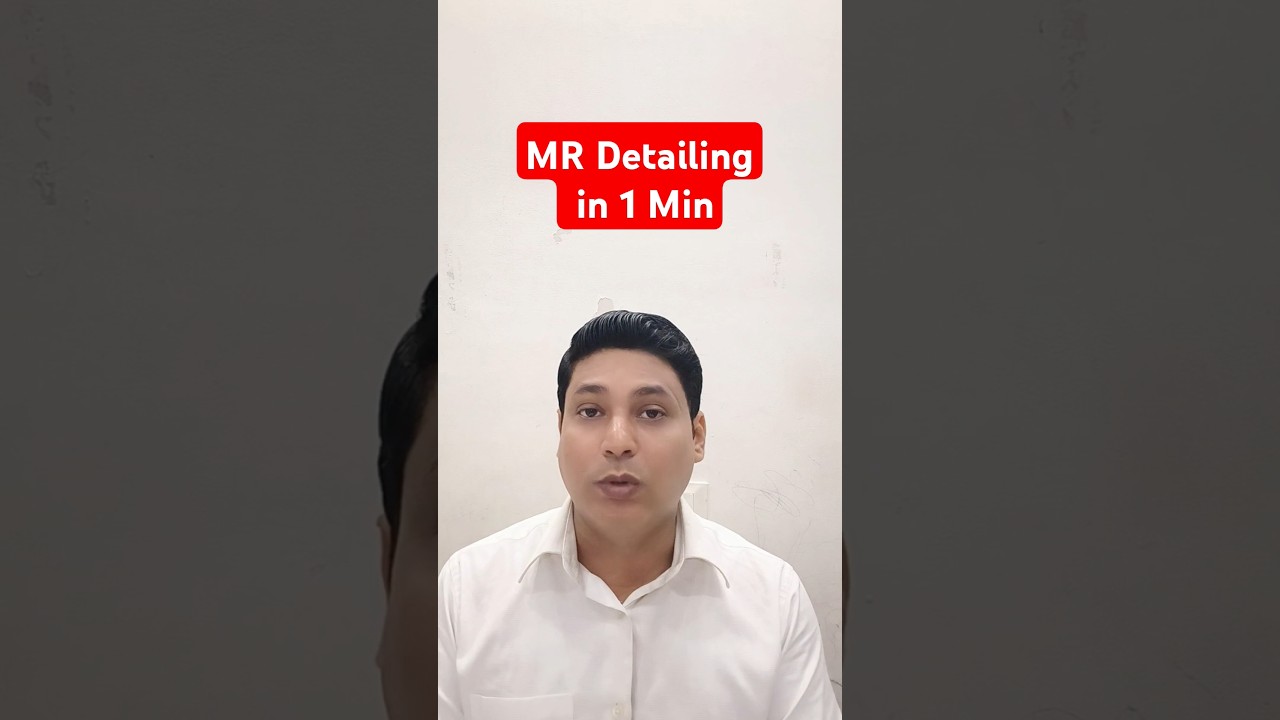 Medical Representative Detailing | MR Detailing to Doctor in 1 Minutes #medicalrepresentative #mrjob