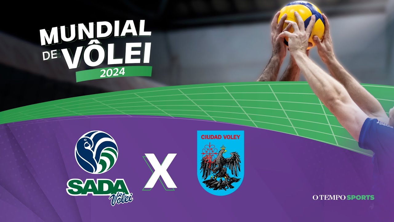 SADA CRUZEIRO X CIUDAD VOLEY - AO VIVO E COM IMAGENS - CAMPEONATO MUNDIAL DE CLUBES DE VÔLEI