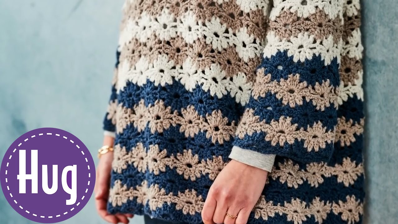 Flower-Power Sweater Crochet Project