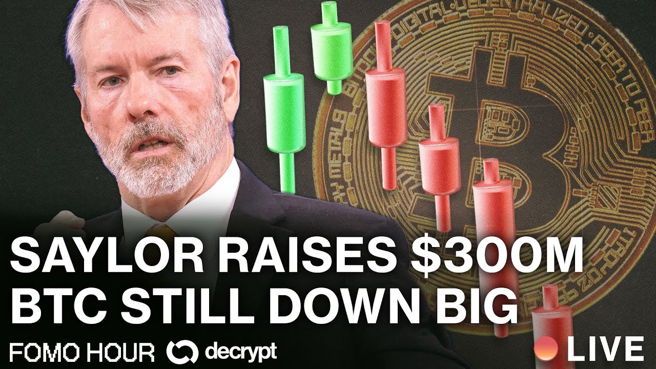 Saylor Raises $300M Cash, Crypto Takes a BIG dip + World Cup Predictions