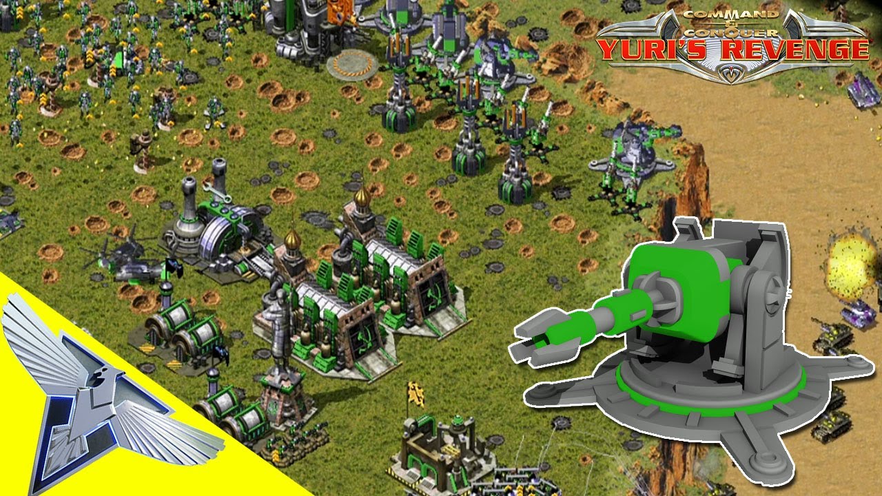 Red Alert 2 - 1P VS 3 Soviets,2 Allied and 2 Yuri bots on Extreme [No Superweapons]