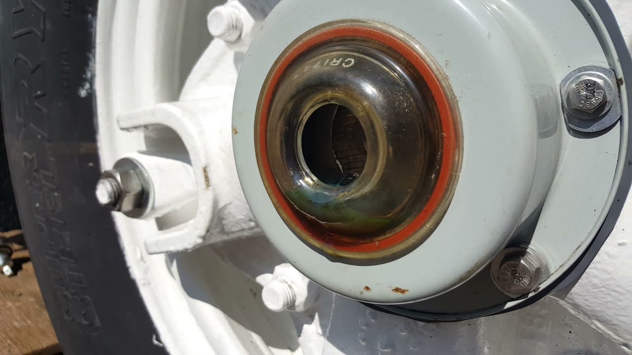 How to fill a truck front axle bearing with Gear oil. 1 FILL IS NOT ENOUGH