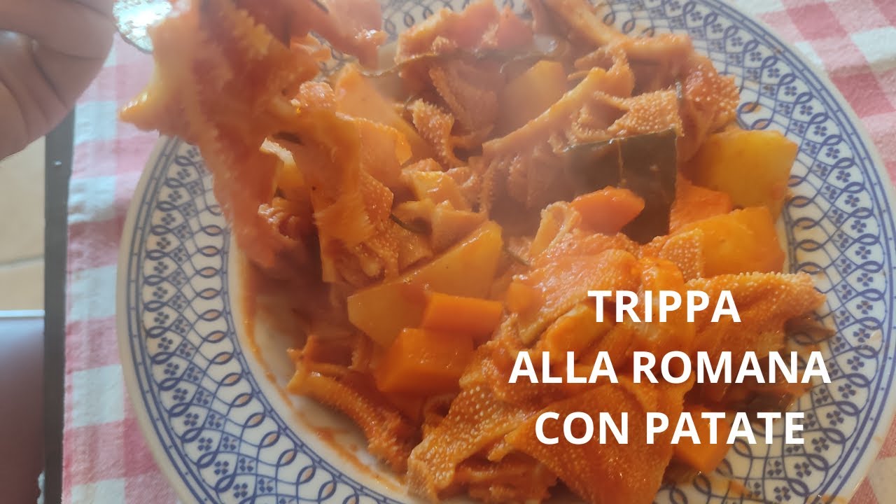Come fare la TRIPPA ALLA ROMANA con patate? | Nuova ricetta