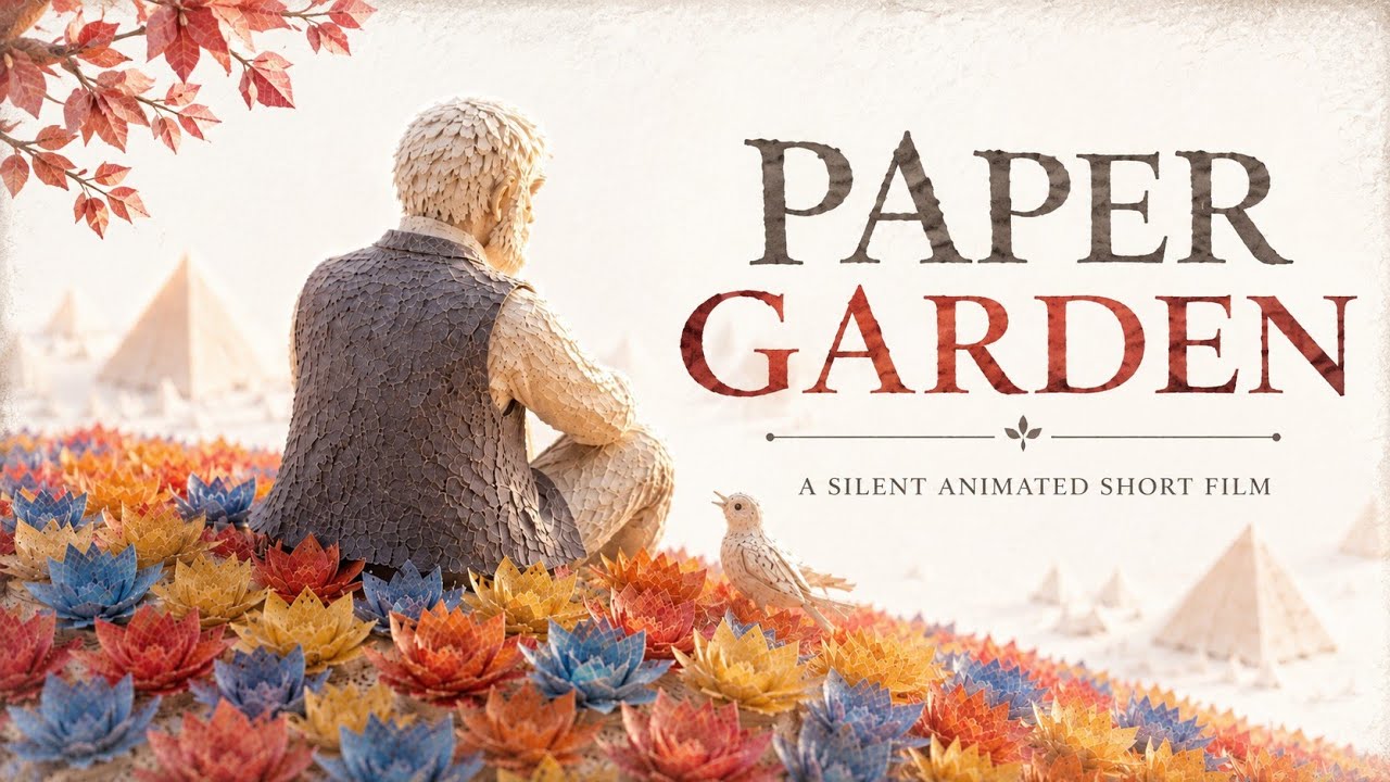 The Paper Garden &mdash; Beyond the Hill | AI Animated Short Film