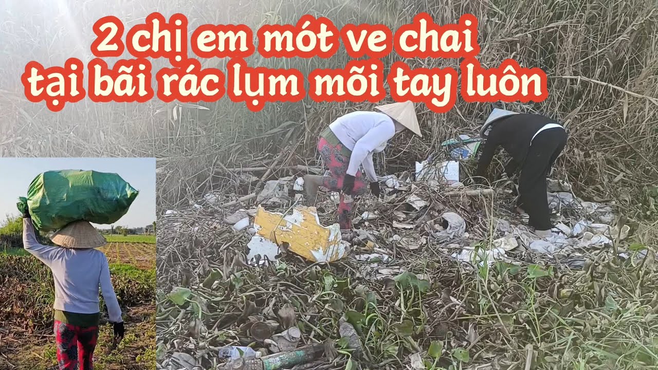 Đi theo bờ sông vớt đồ mủ thấy ham