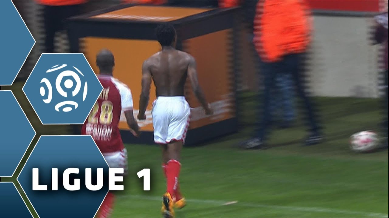 But Benjamin MOUKANDJO (90') / Stade de Reims - Montpellier H&eacute;rault SC (1-0) (SdR - MHSC) / 2014-15