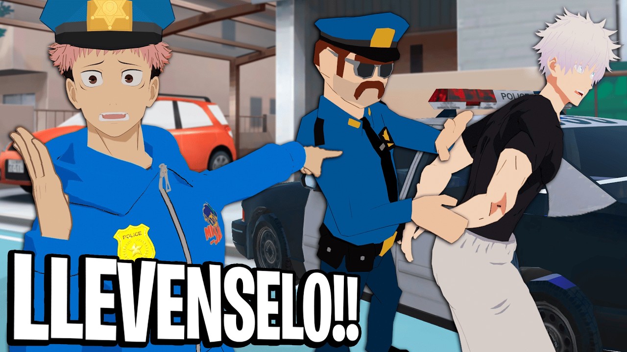 ITADORI y GOJO se VUELVEN POLICIAS por un DIA! | JUJUTSU KAISEN VR